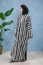 Amara Optical Stripe Kaftan