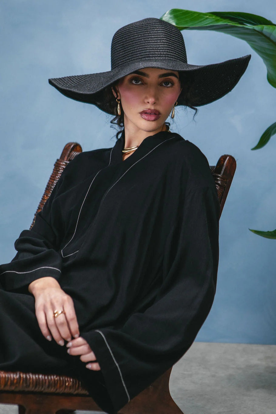 Layla Structured Linen-Blend Maxi