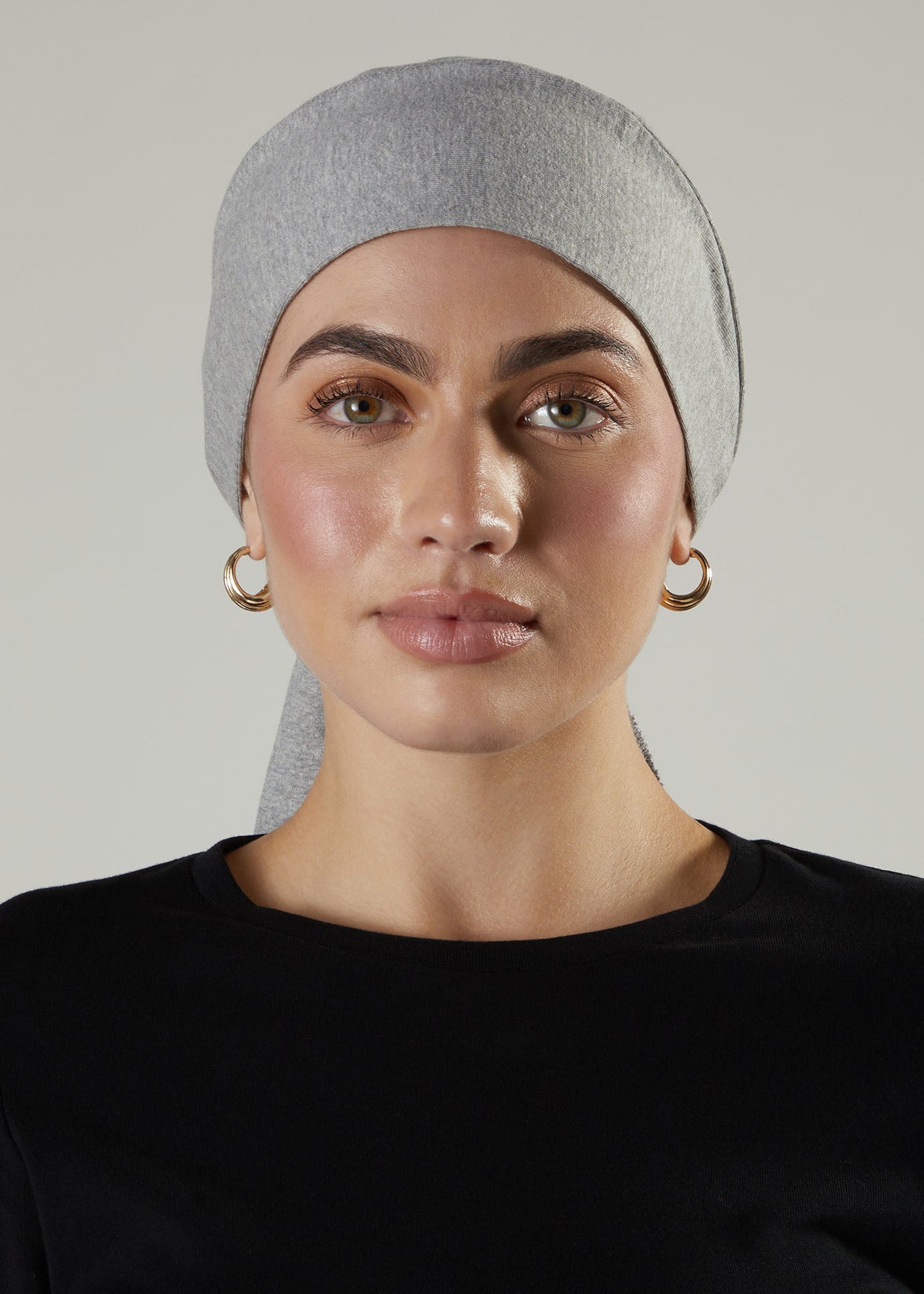 Bandana Grey Hijab Cap