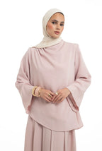 Serina Draped Neck Two‑piece Outfit