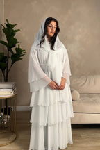 Alia Multi-Tiered Layered Chiffon Maxi