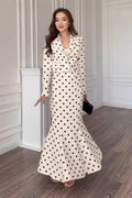Zaina Polka Dot Blazer Co-Ord Set