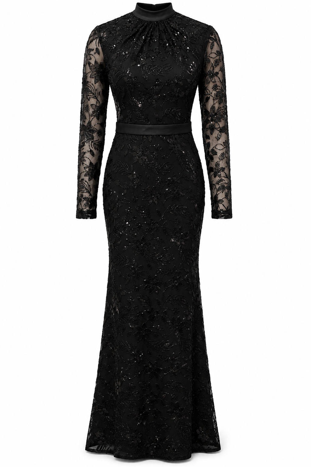 Emma Sequin Embroidered Maxi Dress