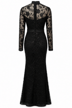 Emma Sequin Embroidered Maxi Dress