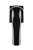 Hilda Off-the-Shoulder Long Sleeve Maxi Dress	