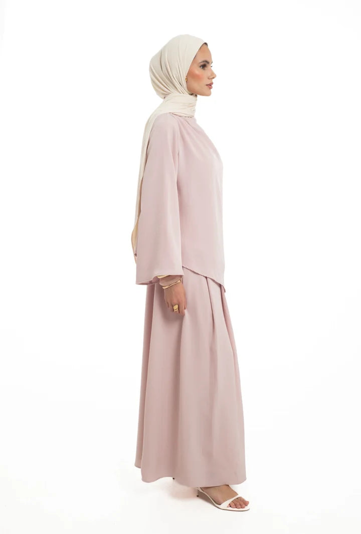 Serina Draped Neck Two‑piece Outfit