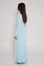 Alya Draped Waist Twist Maxi Abaya