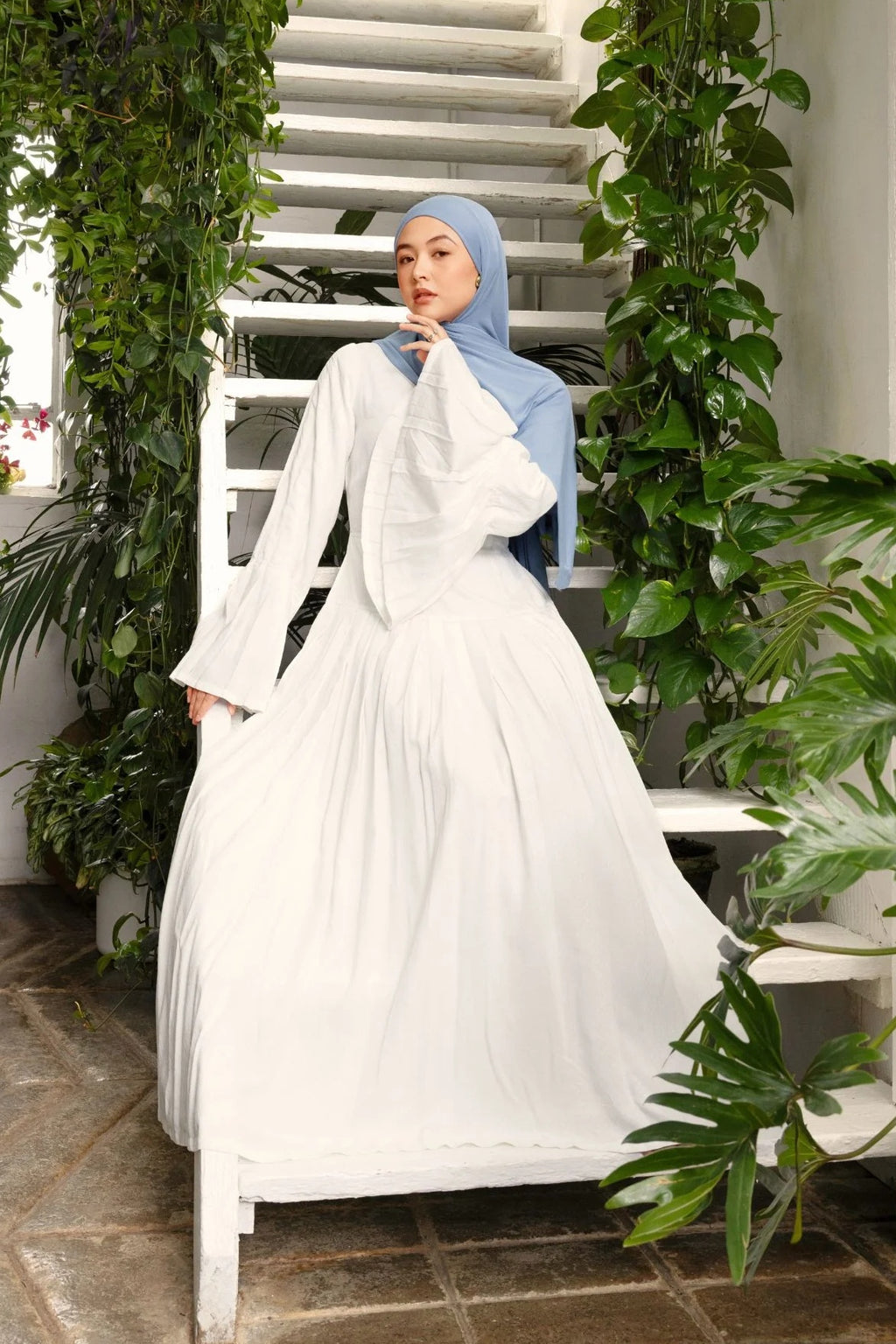 Rida Tiered Flounce Maxi