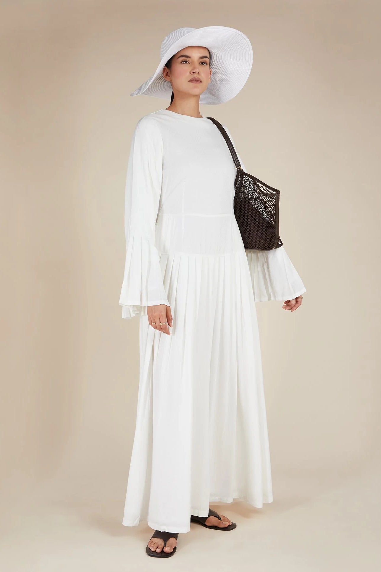Rida Tiered Flounce Maxi