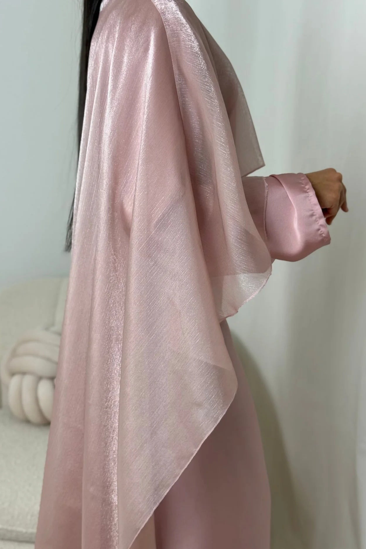 Elegant 2-Piece Satin Maxi Dress Set