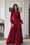 Abeer Maxi Dress-Red