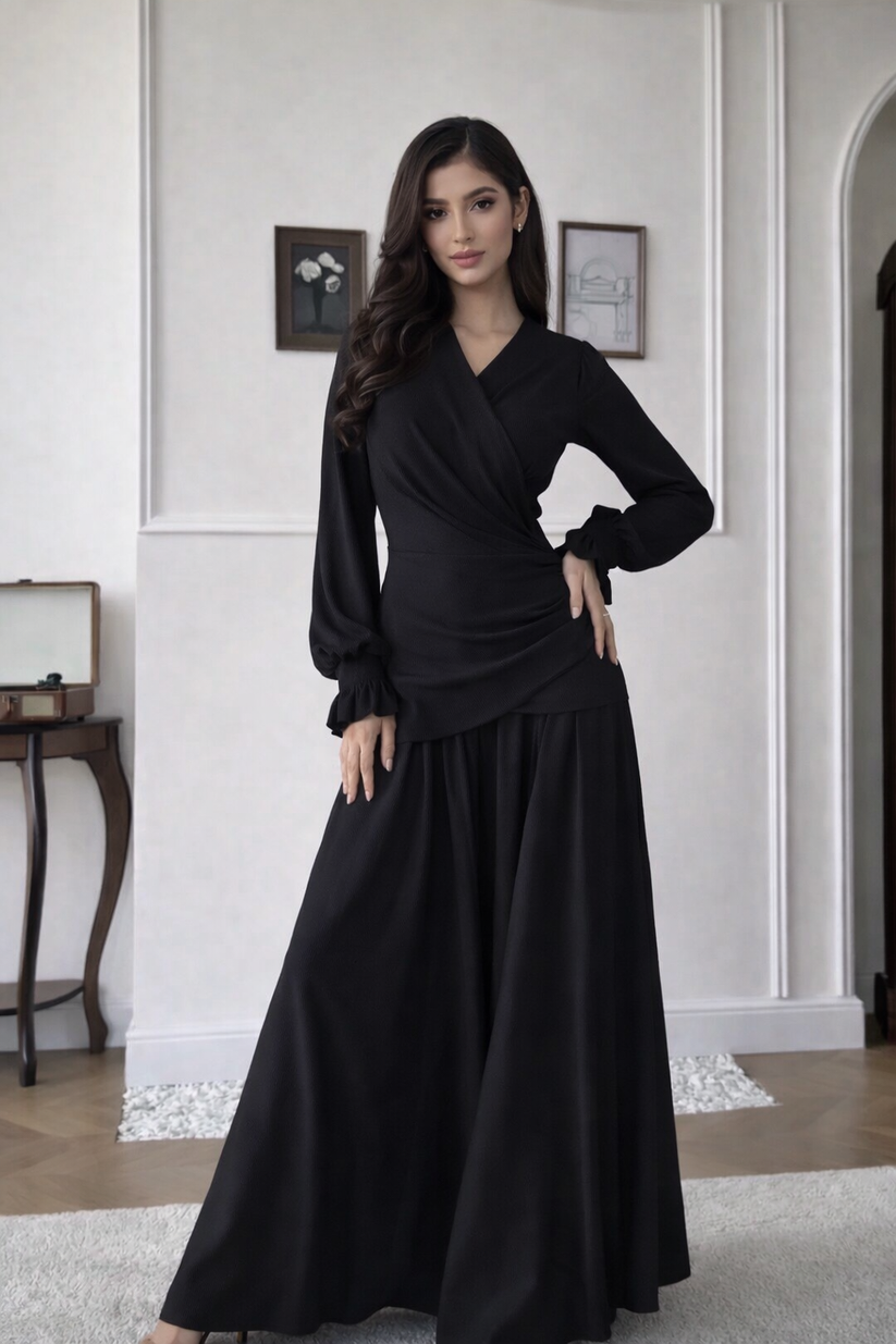 Abeer Maxi Dress-Black