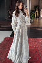 Sara Floral Puff Sleeve Maxi dress