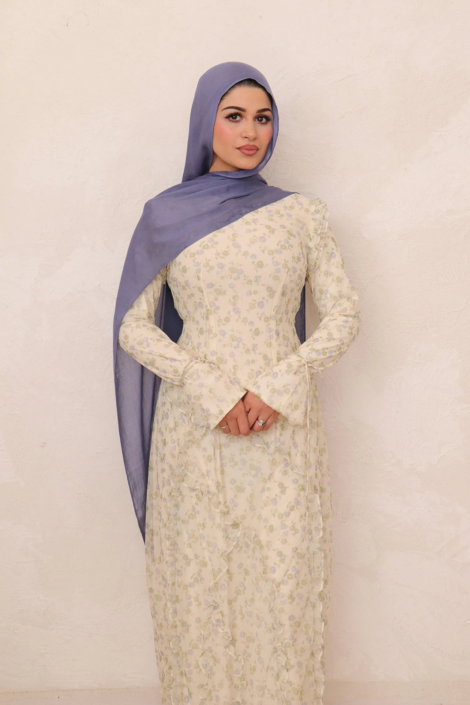 Daisy Mesh Flower Maxi Dress