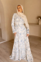 Selena Watercolor Floral Tiered Maxi Set