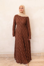 Aaliyah All-Over Floral Lace Maxi