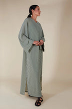 Adila Linear Pinstripe Kaftan