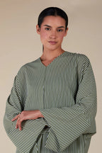 Adila Linear Pinstripe Kaftan