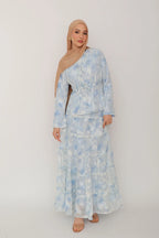Selena Watercolor Floral Tiered Maxi Set