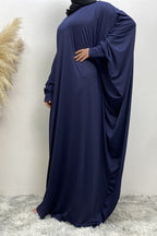 عباية واسعة سادة فضفاضة - أزرق