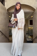 Aisha Printed Cuff Loose Abaya