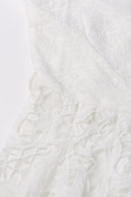 Lucy Collared Hollow Lace Dress