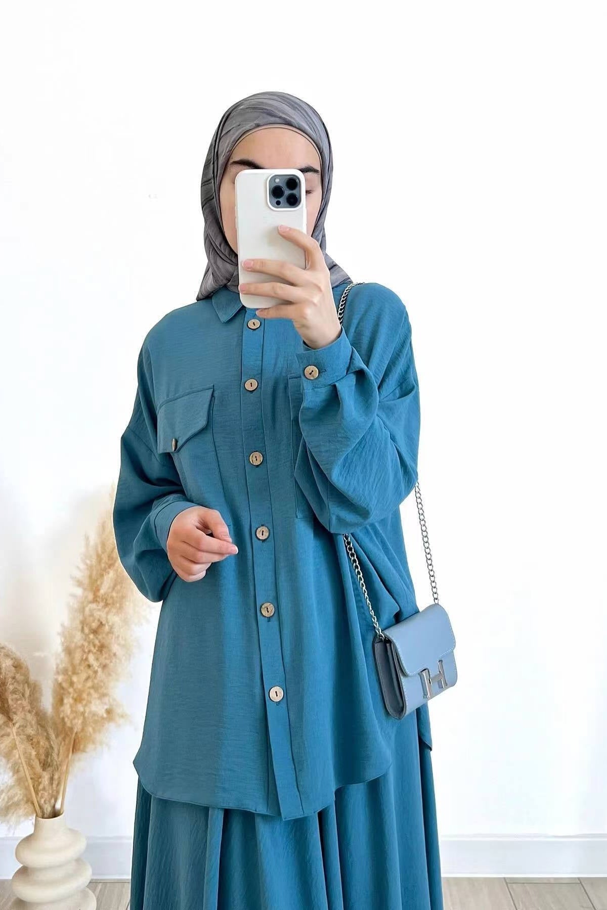 Urban Utility Co-ord Set-Blue