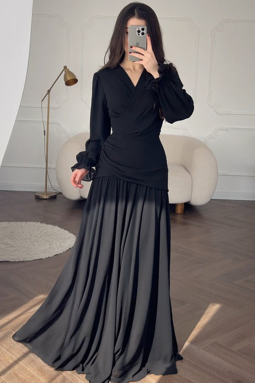 Abeer Maxi Dress-Black