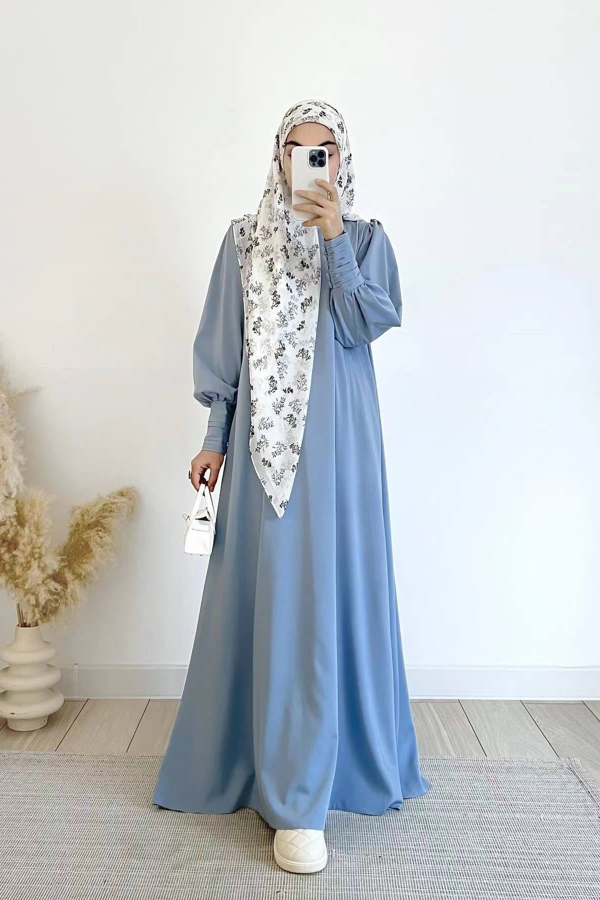 Luminous Liquid-Satin Maxi Dress-Blue