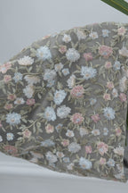 Full Floral Embroidered Double-Layer Abaya with Hijab