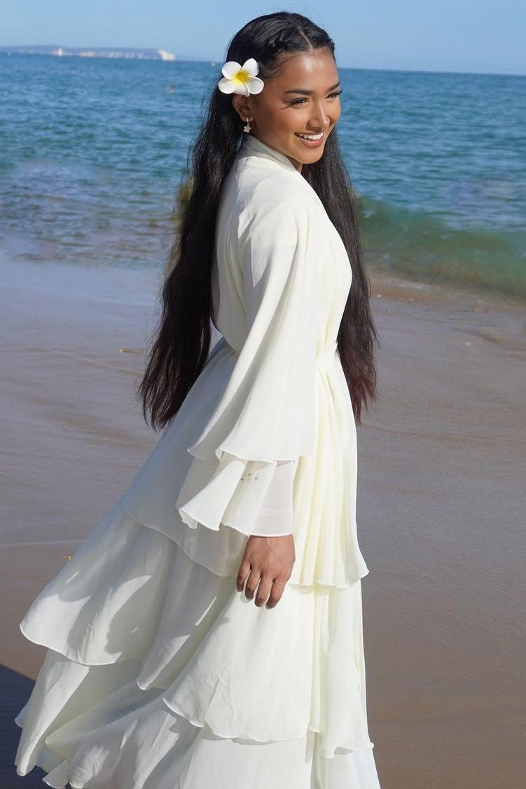 Alia Multi-Tiered Layered Chiffon Maxi