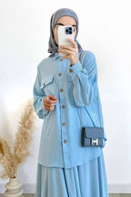 Urban Utility Co-ord Set-SkyBlue