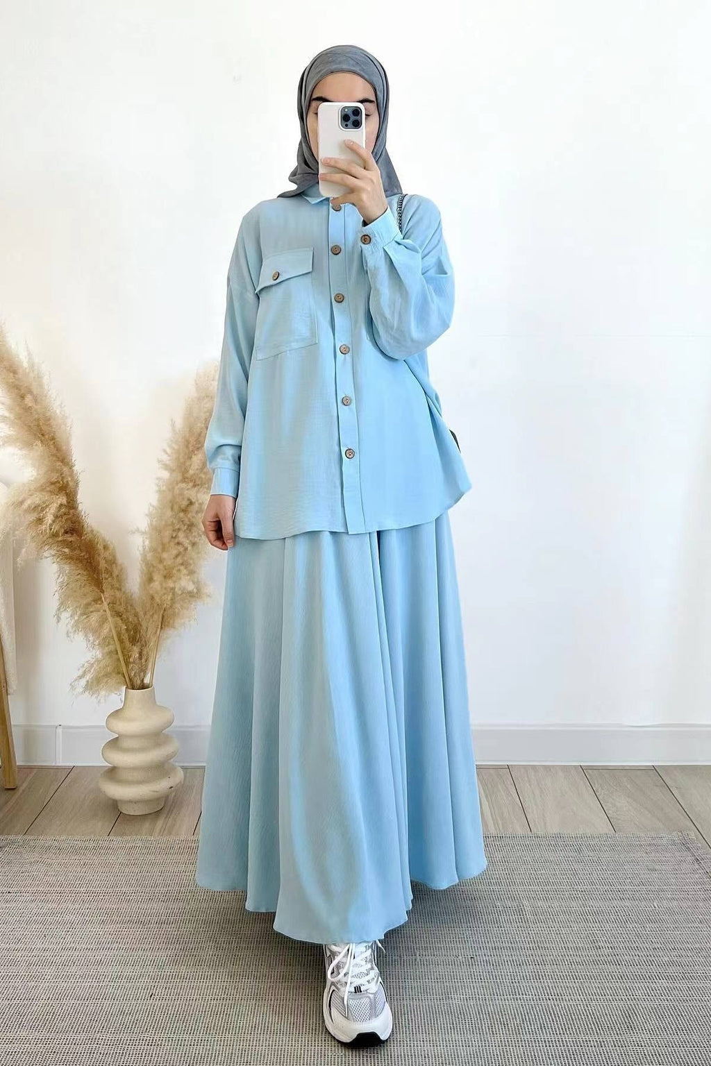 Urban Utility Co-ord Set-SkyBlue