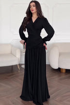 Abeer Maxi Dress-Black