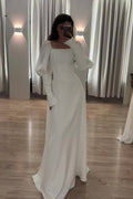 Amara Corset Puff Sleeve Maxi Gown
