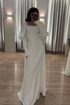 Amara Corset Puff Sleeve Maxi Gown