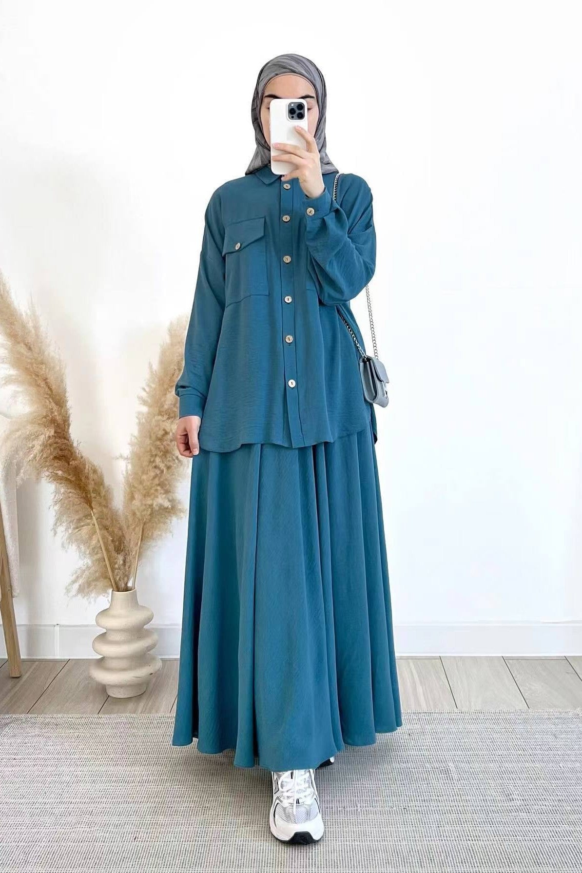 Urban Utility Co-ord Set-Blue