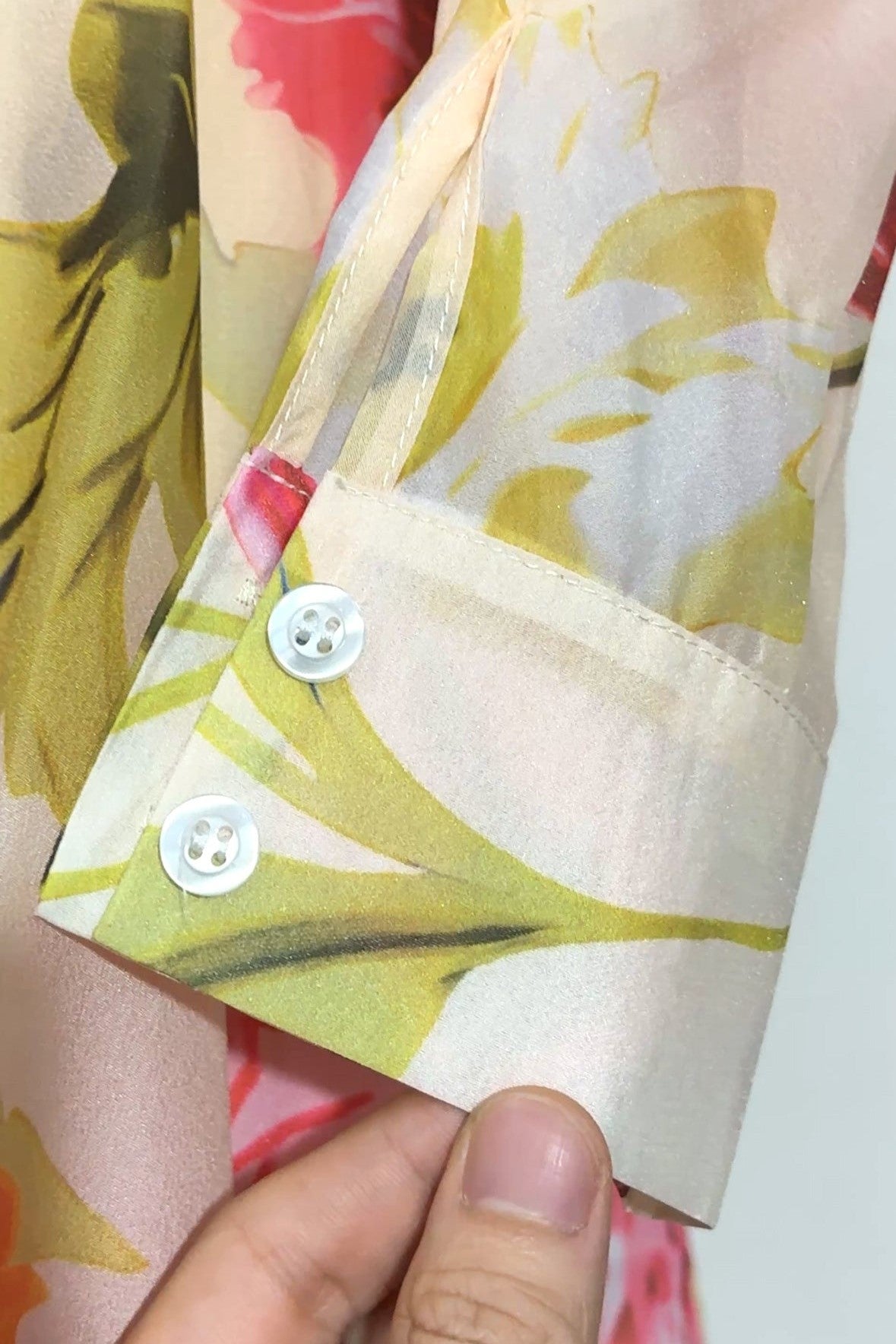 Floral Print Slim-Fit Shirt Dress