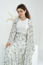 Briony Floral Cape Abaya Set