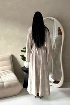 Yasmin Embroidered Silk-Linen Gown