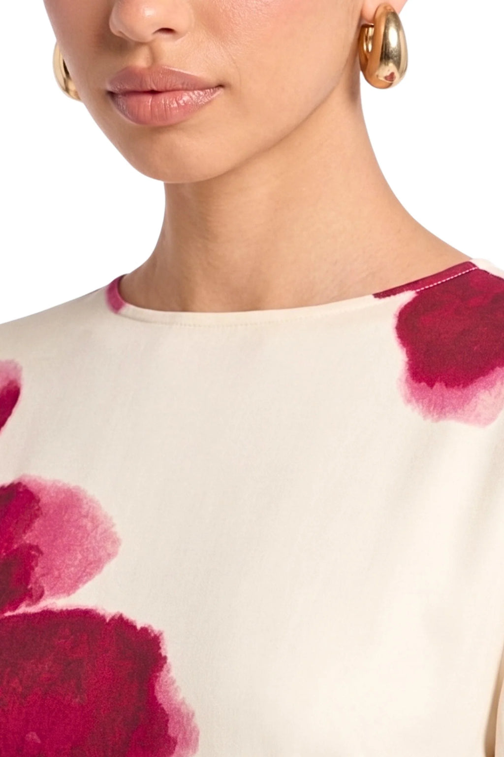 Bloom Floral Maxi Dress-White