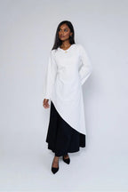 Irene Elastic Waist Casual Maxi Skirt-Black