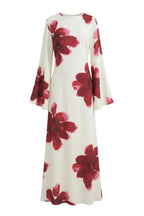 Bloom Floral Maxi Dress-White