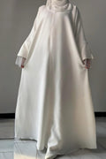 Iris Pearl Mesh Cuff Maxi Dress