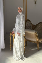 Aria Polka Dot Blouse and Skirt Set