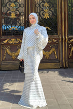 Aria Polka Dot Blouse and Skirt Set