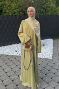Fluid Flared Sleeve Maxi Dress