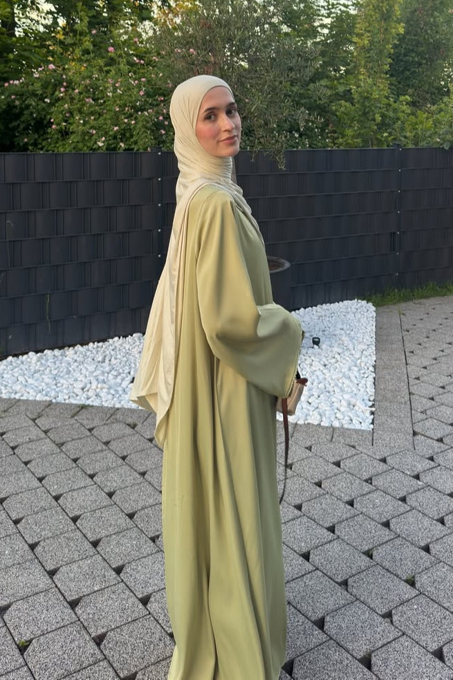 Fluid Flared Sleeve Maxi Dress