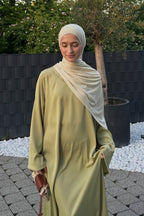 Fluid Flared Sleeve Maxi Dress