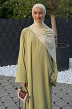 Fluid Flared Sleeve Maxi Dress